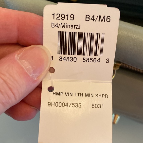 NWT Coach Mineral Green Hampton’s Mini Shopper - Picture 8 of 9